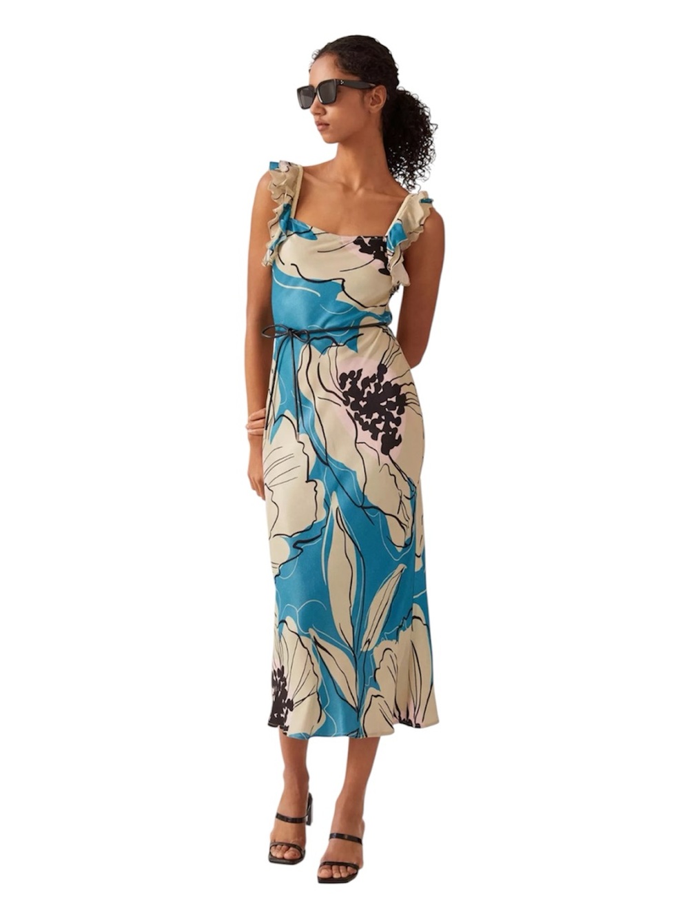 Anthropologie Conditions Apply Floral Maxi Dress
